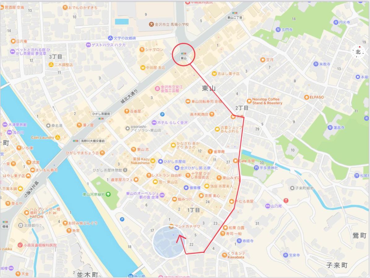 Minshuku Ginmatsu Hotel Kanazawa Eksteriør billede